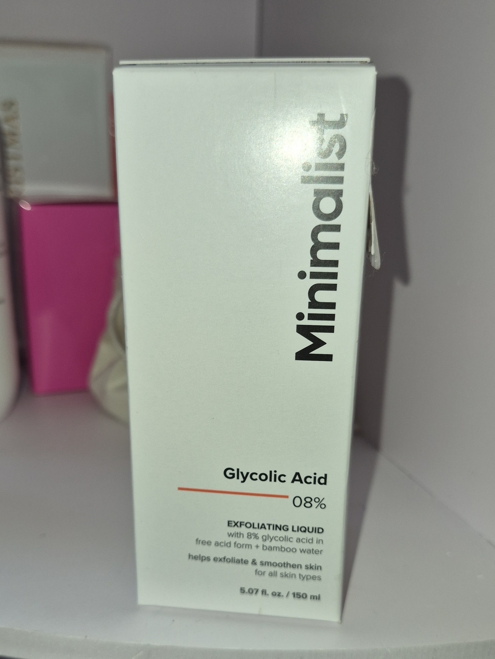 Glycolic Acid 8% Exfoliating Liquid - Minimalist Skincare Nwt